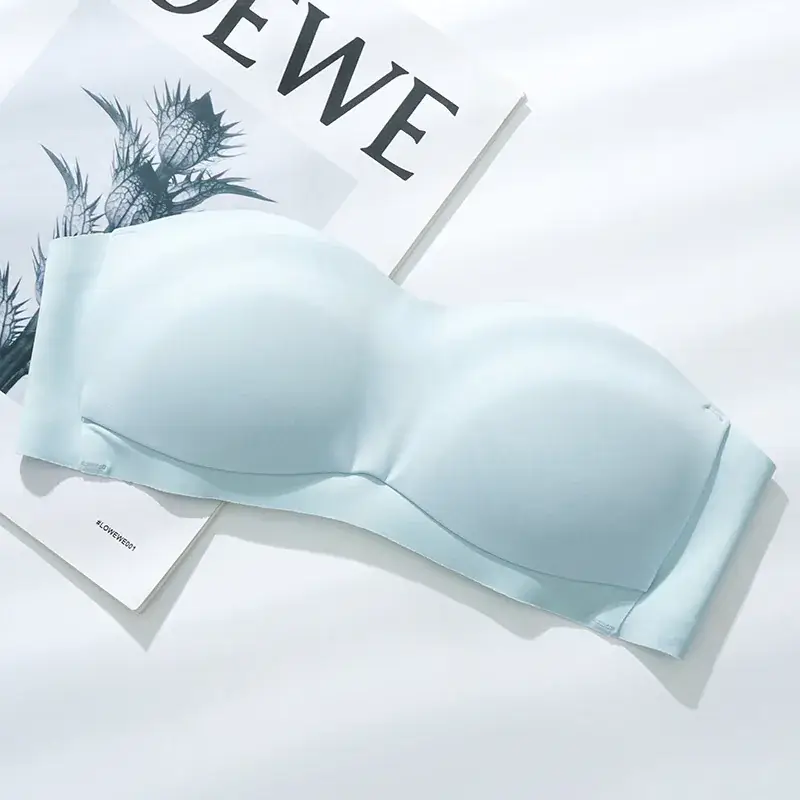 Traceless Strapless Underwear Women Small Push-Up Breathable - Image 3