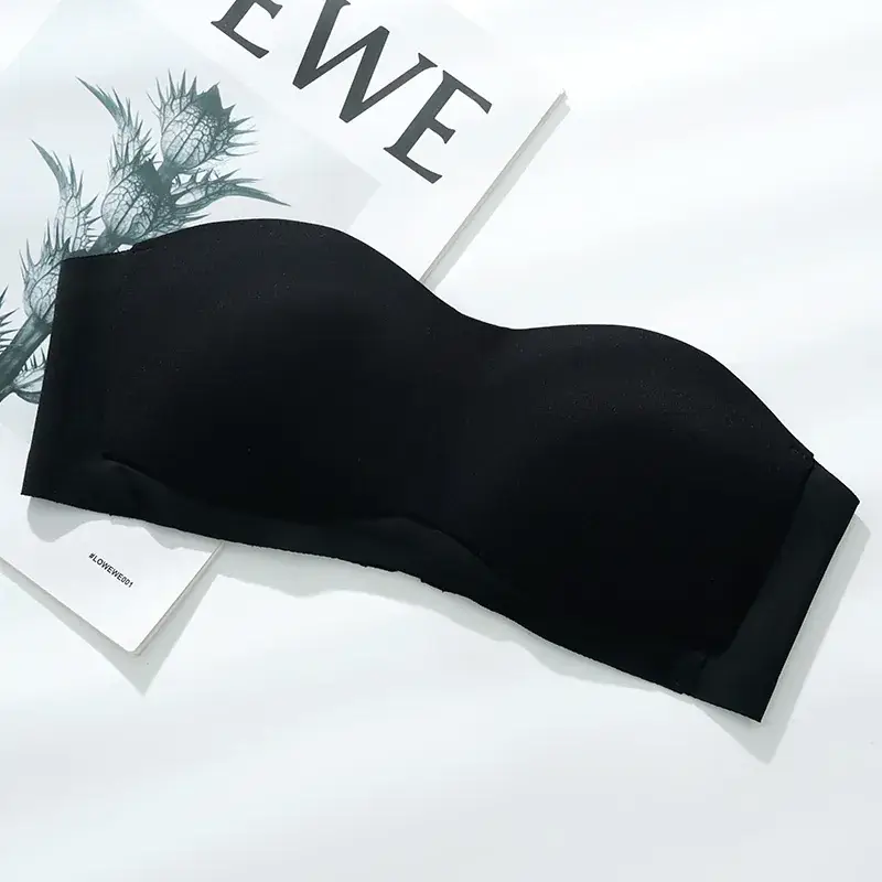 Traceless Strapless Underwear Women Small Push-Up Breathable - Image 4