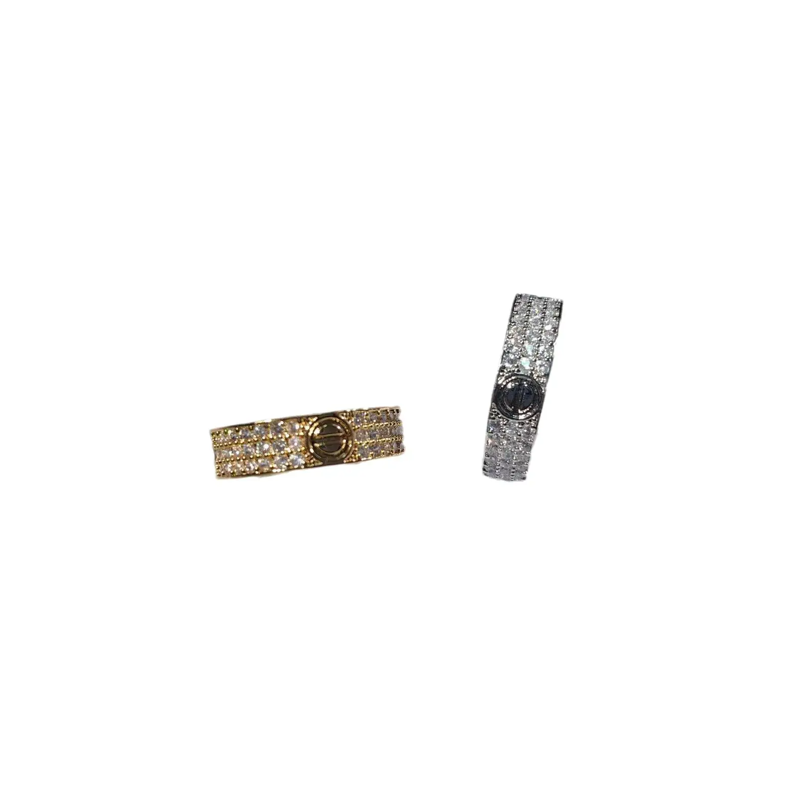18K Gold Plated Diamond Ring for Men - Image 7