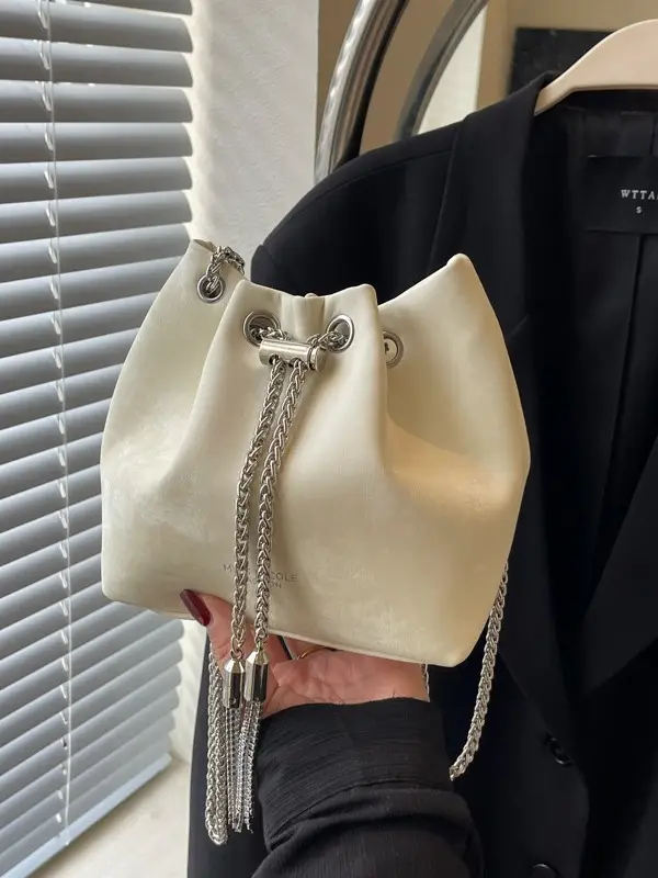Mini Bag 2026 Summer High-End Chain Tassel Bucket - Image 6