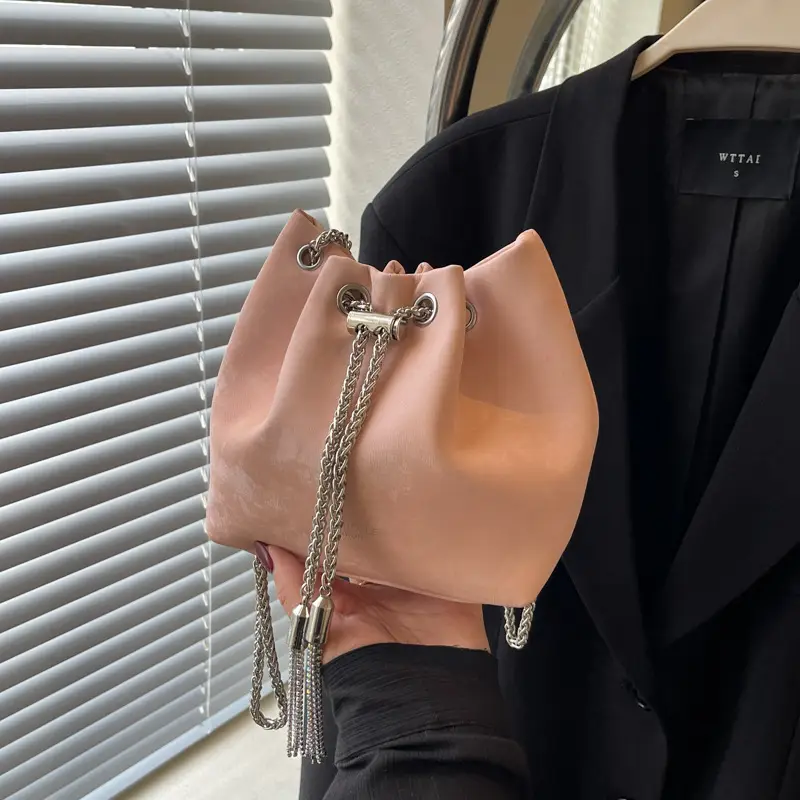 Mini Bag 2026 Summer High-End Chain Tassel Bucket - Image 3