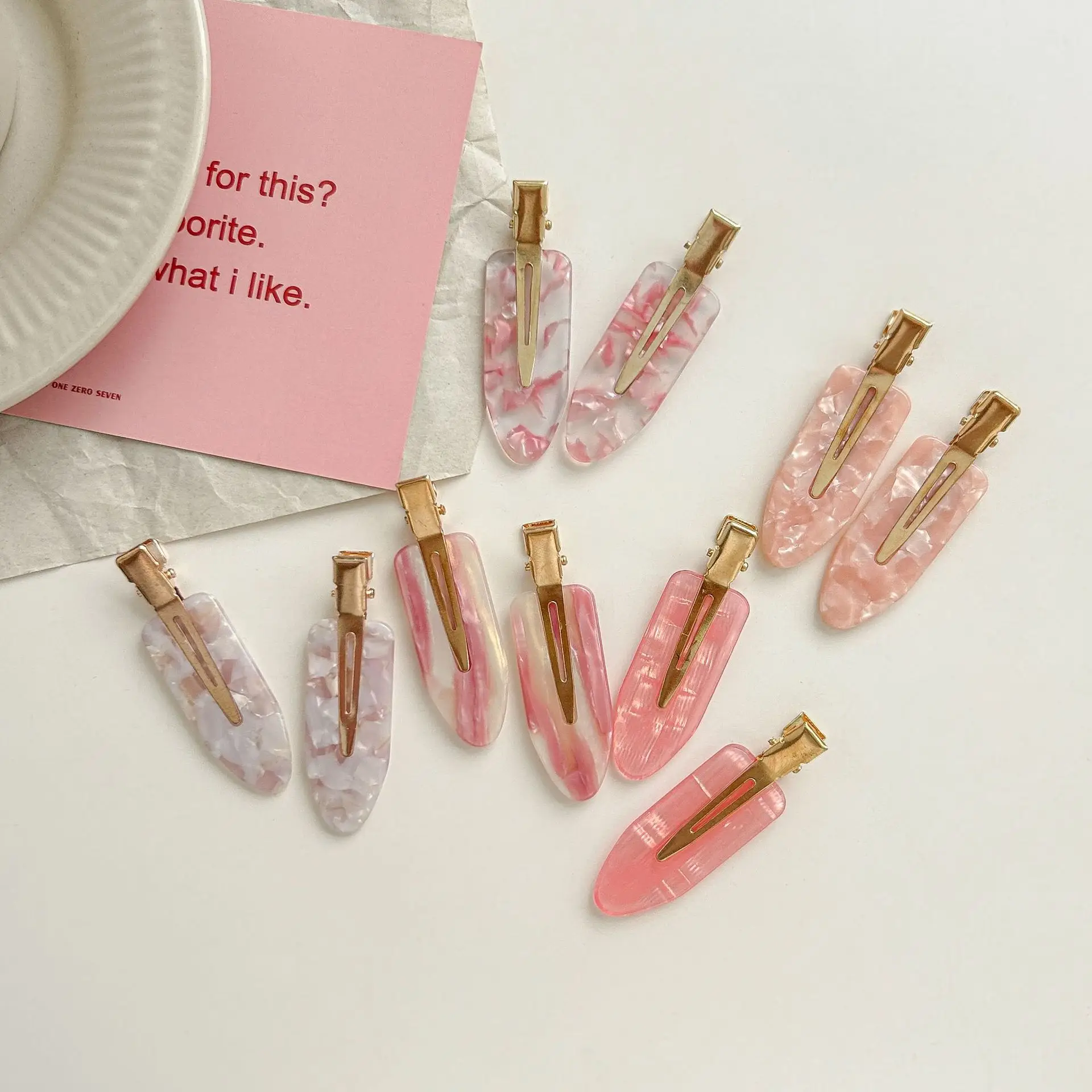 Two Instas Ins Style Cherry Blossom Hairpins with Gold Clips — feature 8