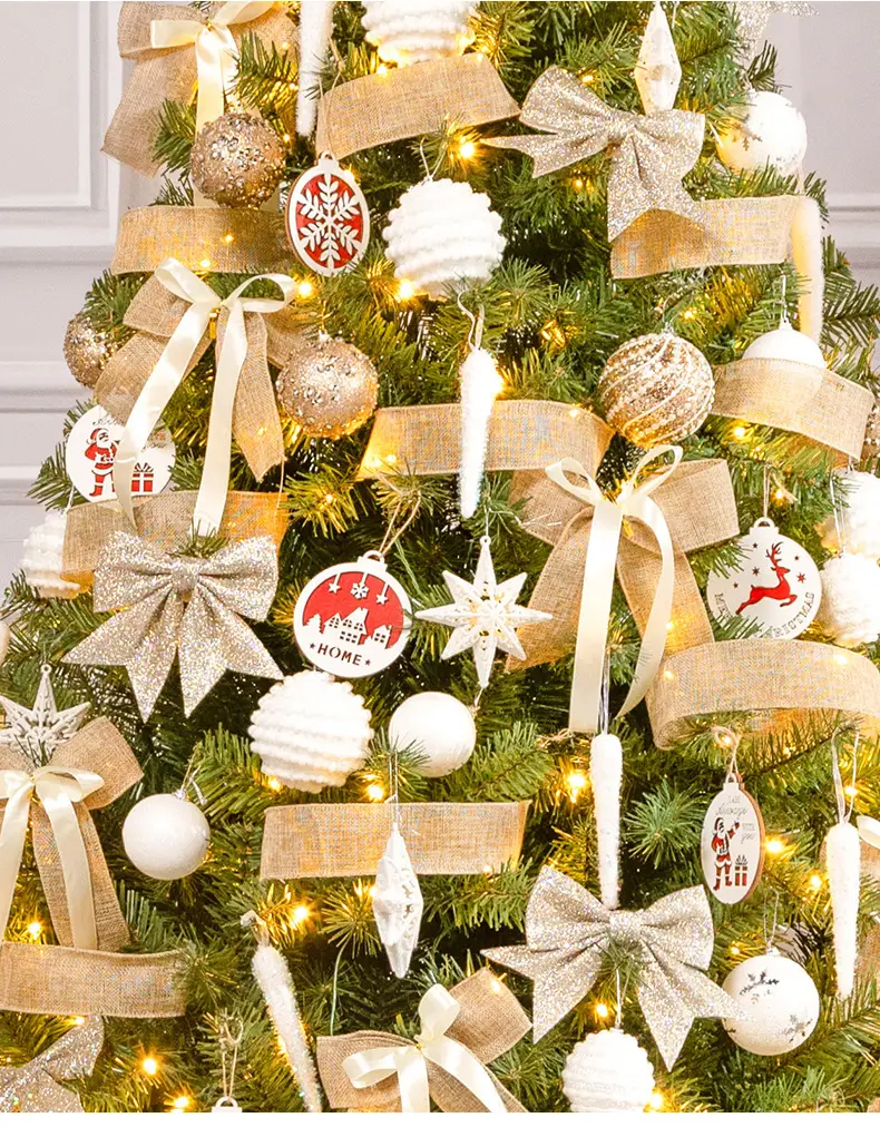 Red Glitter Bow Decor for Christmas Tree & Home — feature 9