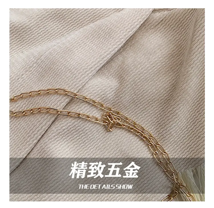 Embroidered Gold Handbag for Women's Evening Party — feature 3