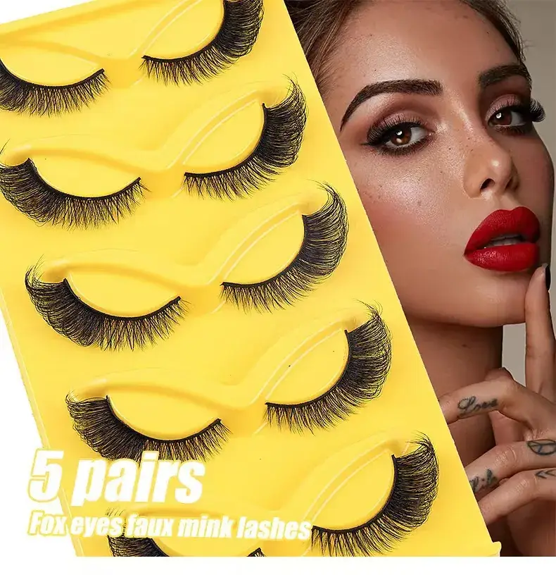 False Eyelashes Thick Natural Export Style — feature 21