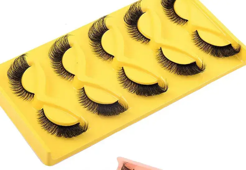 False Eyelashes Thick Natural Export Style - Image 3