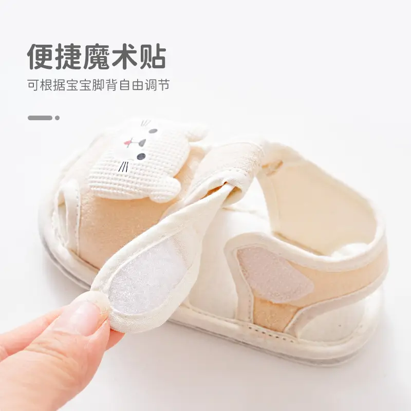 Pink Cartoon Baby Sandals for 6-12 Months