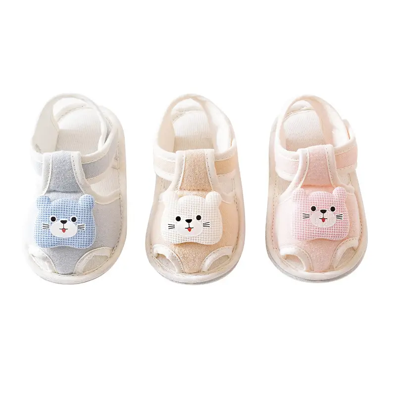Pink Cartoon Baby Sandals for 6-12 Months