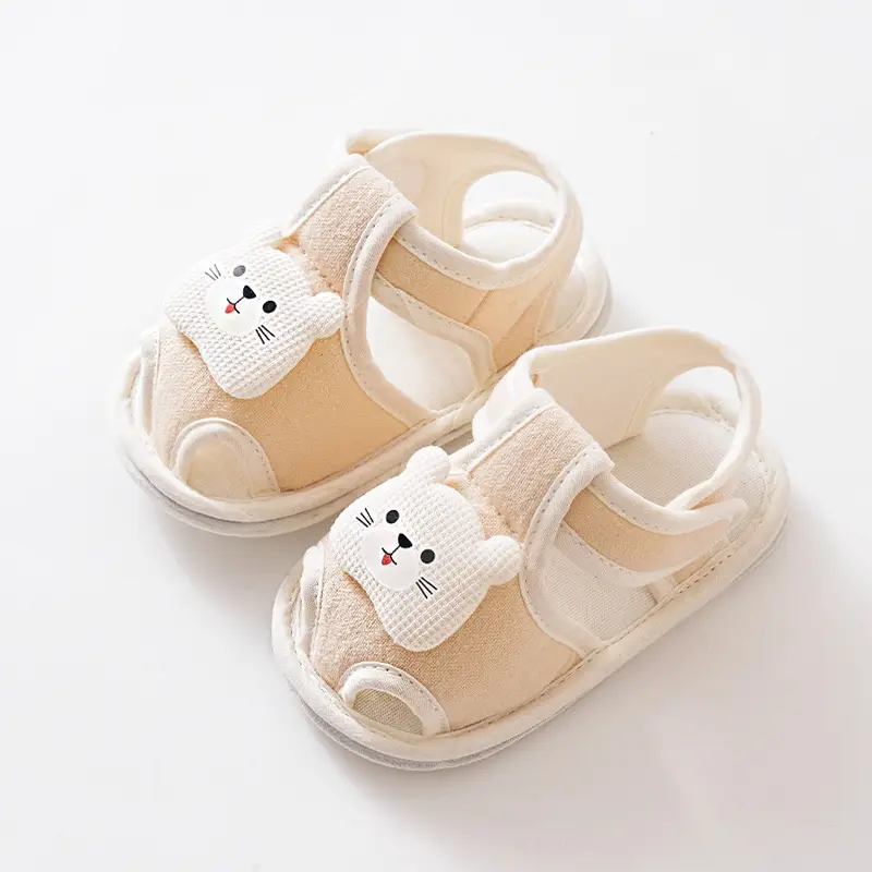 Pink Cartoon Baby Sandals for 6-12 Months
