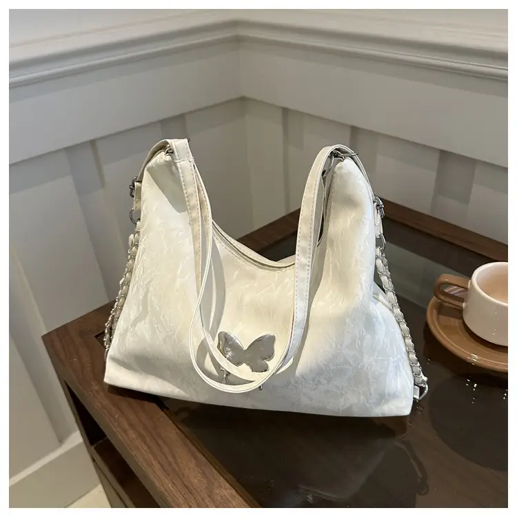 Women's Soft PU Butterfly Shoulder Bag 2024 Spring Summer - Image 7