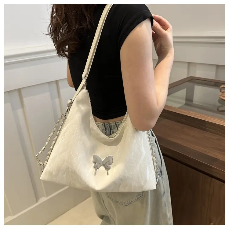 Women's Soft PU Butterfly Shoulder Bag 2024 Spring Summer — feature 10