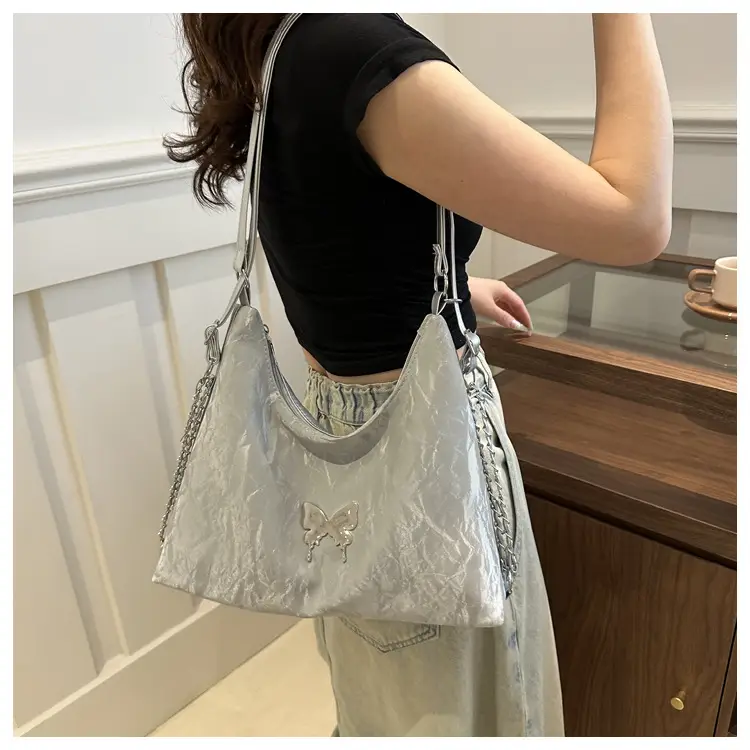 Women's Soft PU Butterfly Shoulder Bag 2024 Spring Summer — feature 13