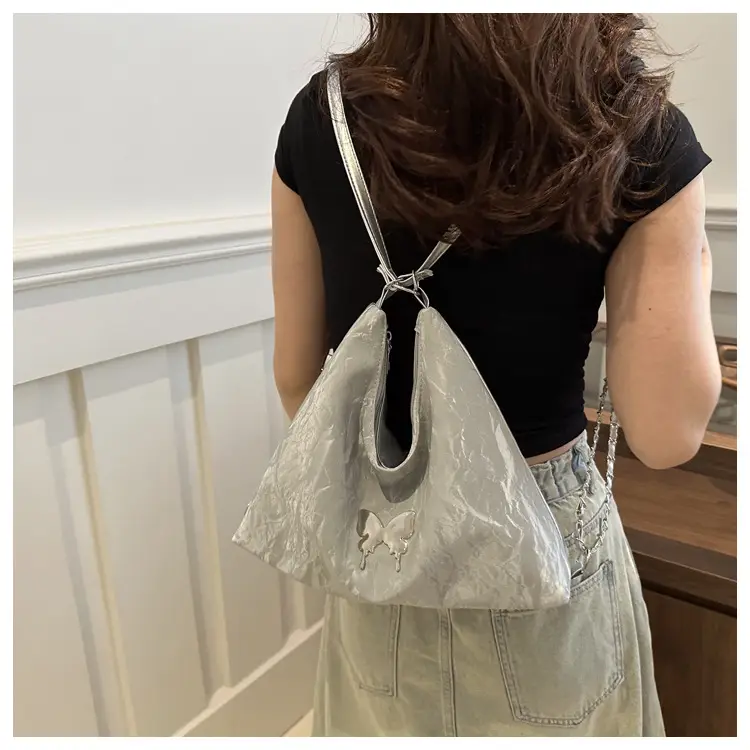 Women's Soft PU Butterfly Shoulder Bag 2024 Spring Summer — feature 15