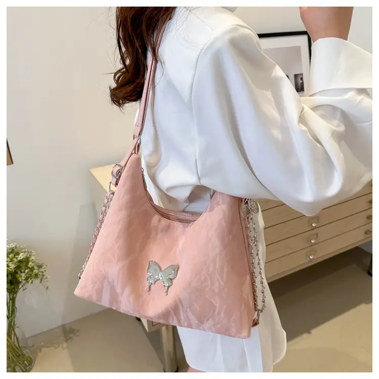 Women's Soft PU Butterfly Shoulder Bag 2024 Spring Summer — feature 17