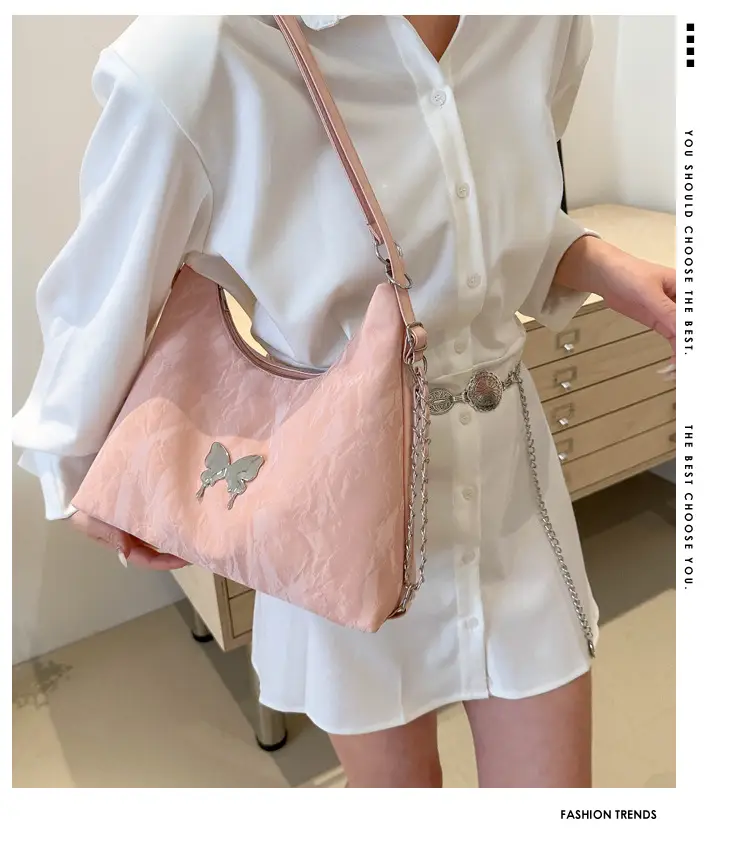 Women's Soft PU Butterfly Shoulder Bag 2024 Spring Summer — feature 2