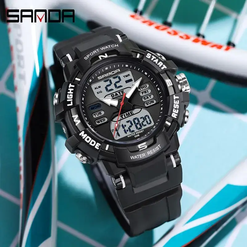 Sanda Digital Countdown Watch for Men Women Multi-Color - Image 15