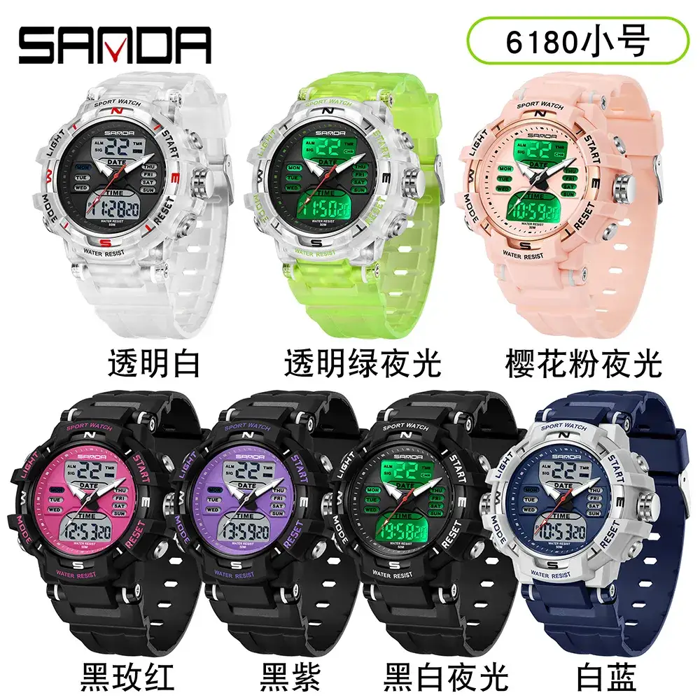 Sanda Digital Countdown Watch for Men Women Multi-Color - Image 17