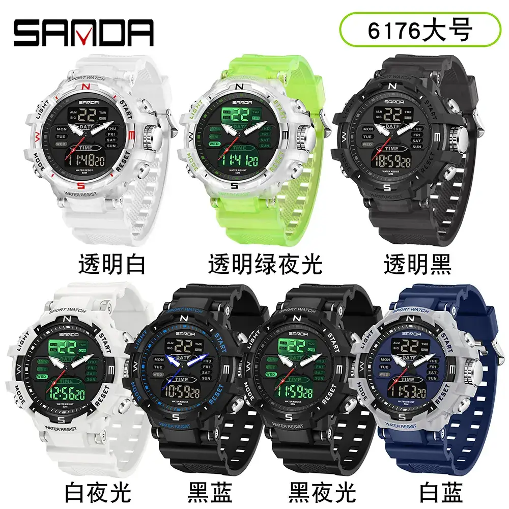 Sanda Digital Countdown Watch for Men Women Multi-Color - Image 18