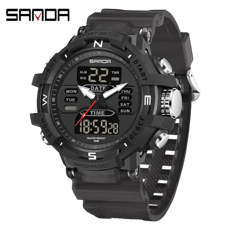 Sanda Digital Countdown Watch for Men Women Multi-Color - Image 11