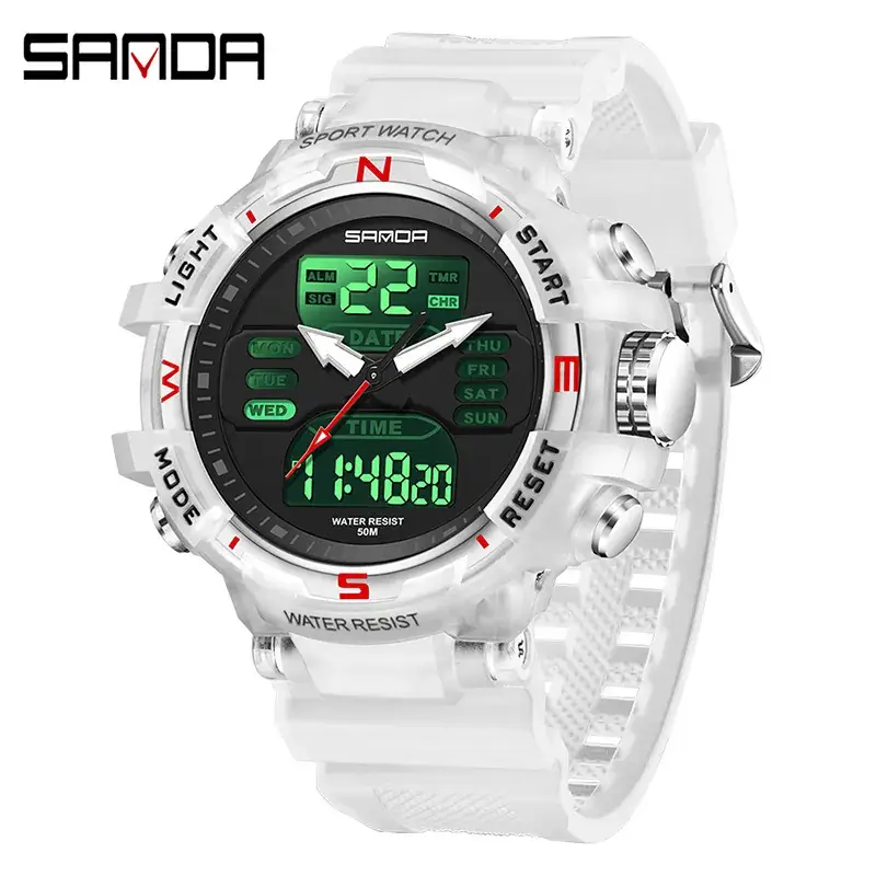Sanda Digital Countdown Watch for Men Women Multi-Color - Image 12