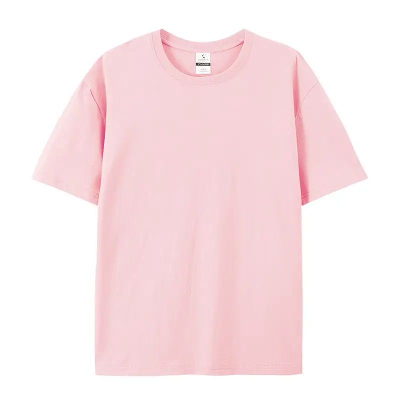220g Combed Cotton Crew Neck T-Shirt for Men - Image 15