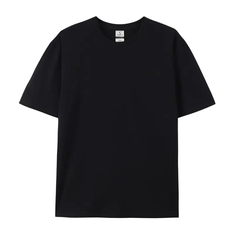 220g Combed Cotton Crew Neck T-Shirt for Men - Image 3