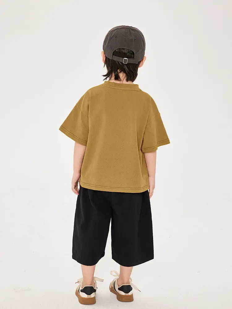 Boys T-Shirt Smiley Cotton Shorts Summer Wear - Image 5