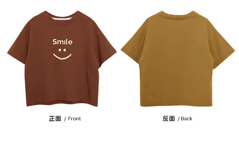 Boys T-Shirt Smiley Cotton Shorts Summer Wear — feature 7