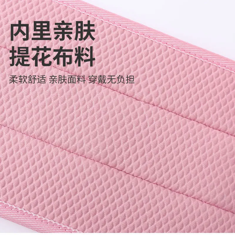 Professional Hip Thrust Weight Belt Pink Black Adjustable - Image 4