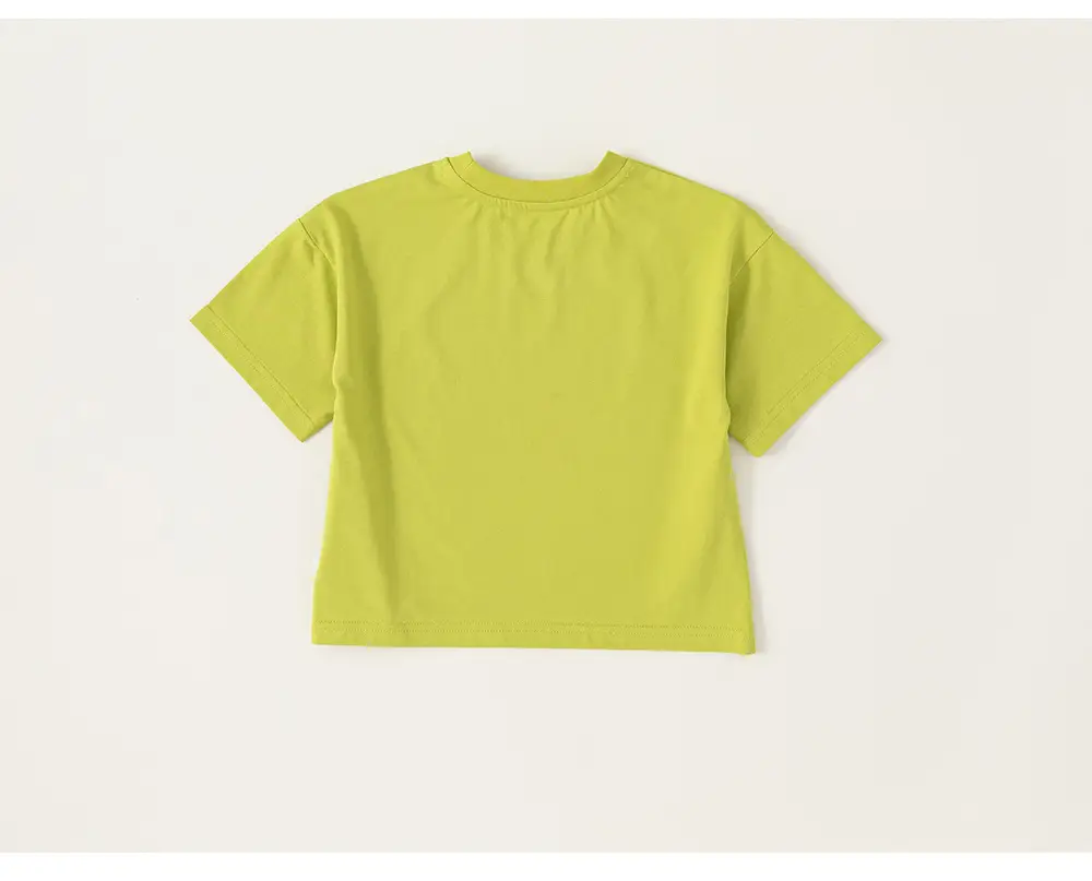 Girls Blue Cotton T-Shirt Xy84180 — feature 16