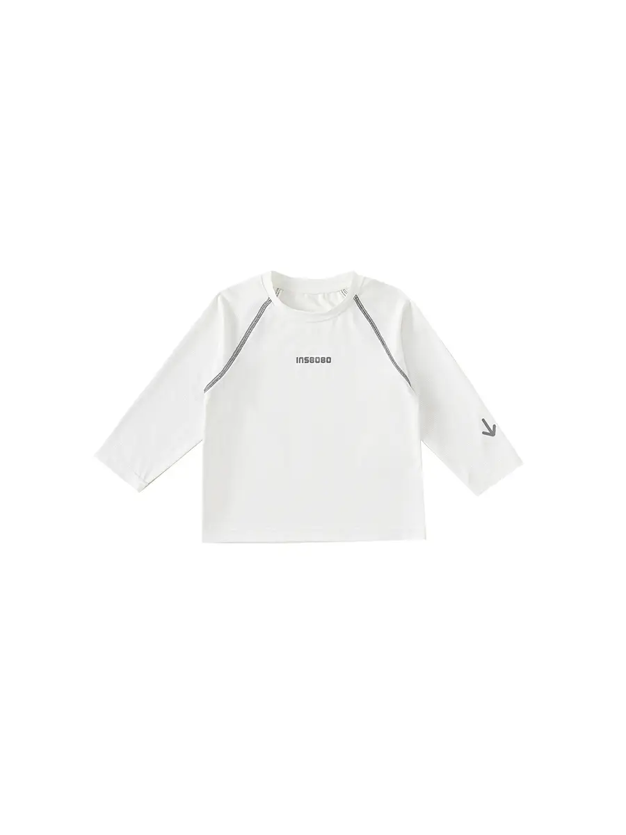 Girls Sun Protective Long Sleeve T-Shirt White Summer - Image 8