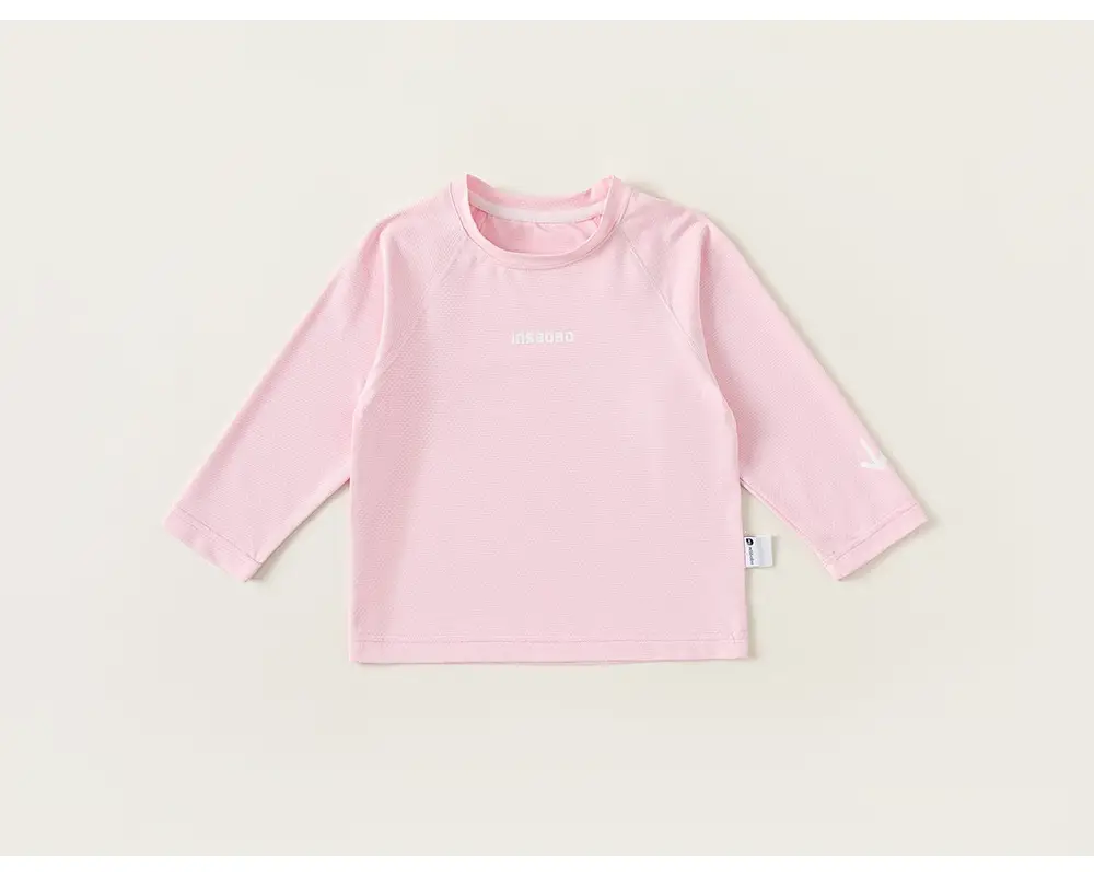 Girls Sun Protective Long Sleeve T-Shirt White Summer — feature 13