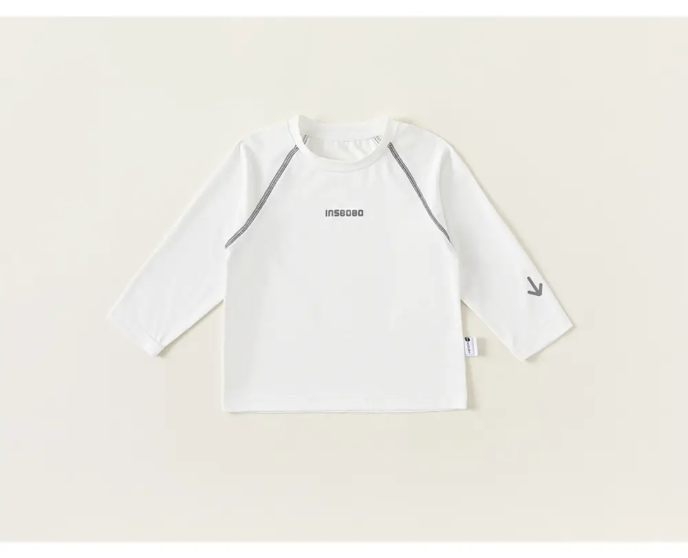 Girls Sun Protective Long Sleeve T-Shirt White Summer — feature 14