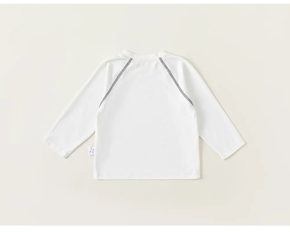 Girls Sun Protective Long Sleeve T-Shirt White Summer — feature 15