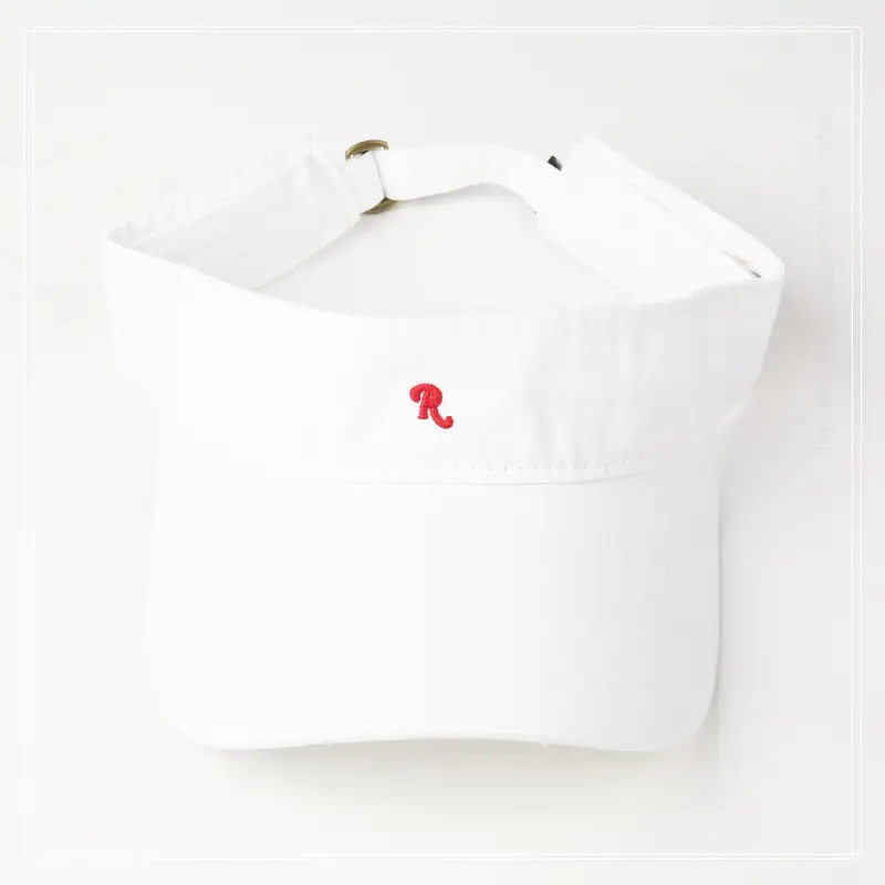 Women's White Korean Style Sunscreen Cap with Embroidered Logo — feature 7
