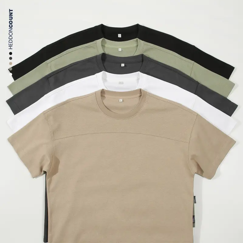 Dengjue Men T-Shirt 2026 Summer Loose Split Solid Color - Image 9