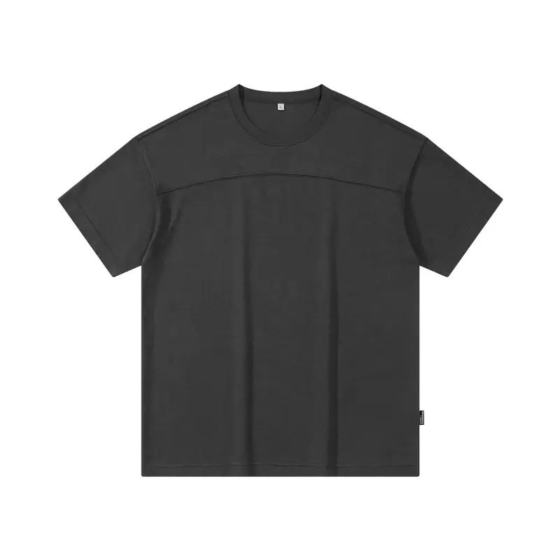 Dengjue Men T-Shirt 2026 Summer Loose Split Solid Color - Image 5