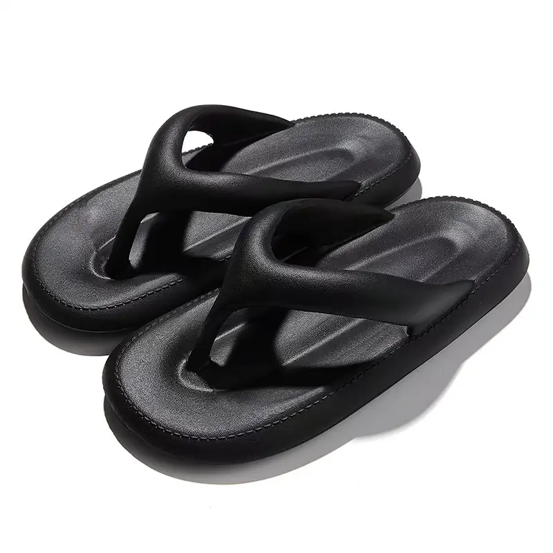 Feeling Flip-flops Women's Summer Outer Wear 2024 New Couple Non-slip Seaside Clip Flip-flops High-end Sandals and Slippers - Image 8