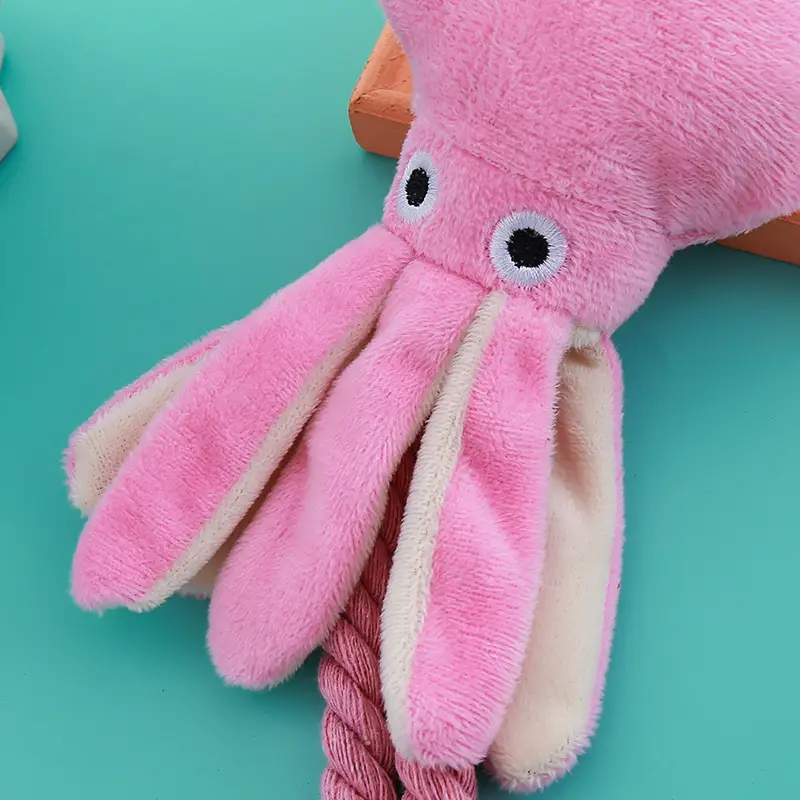 Dog toy manufacturers sound cotton rope octopus bite resistant tooth cleaning interactive pet toys spot direct cat supplies