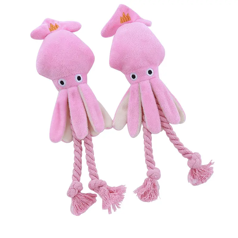 Dog toy manufacturers sound cotton rope octopus bite resistant tooth cleaning interactive pet toys spot direct cat supplies