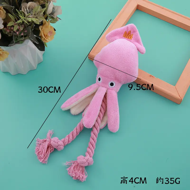 Dog toy manufacturers sound cotton rope octopus bite resistant tooth cleaning interactive pet toys spot direct cat supplies — feature 10