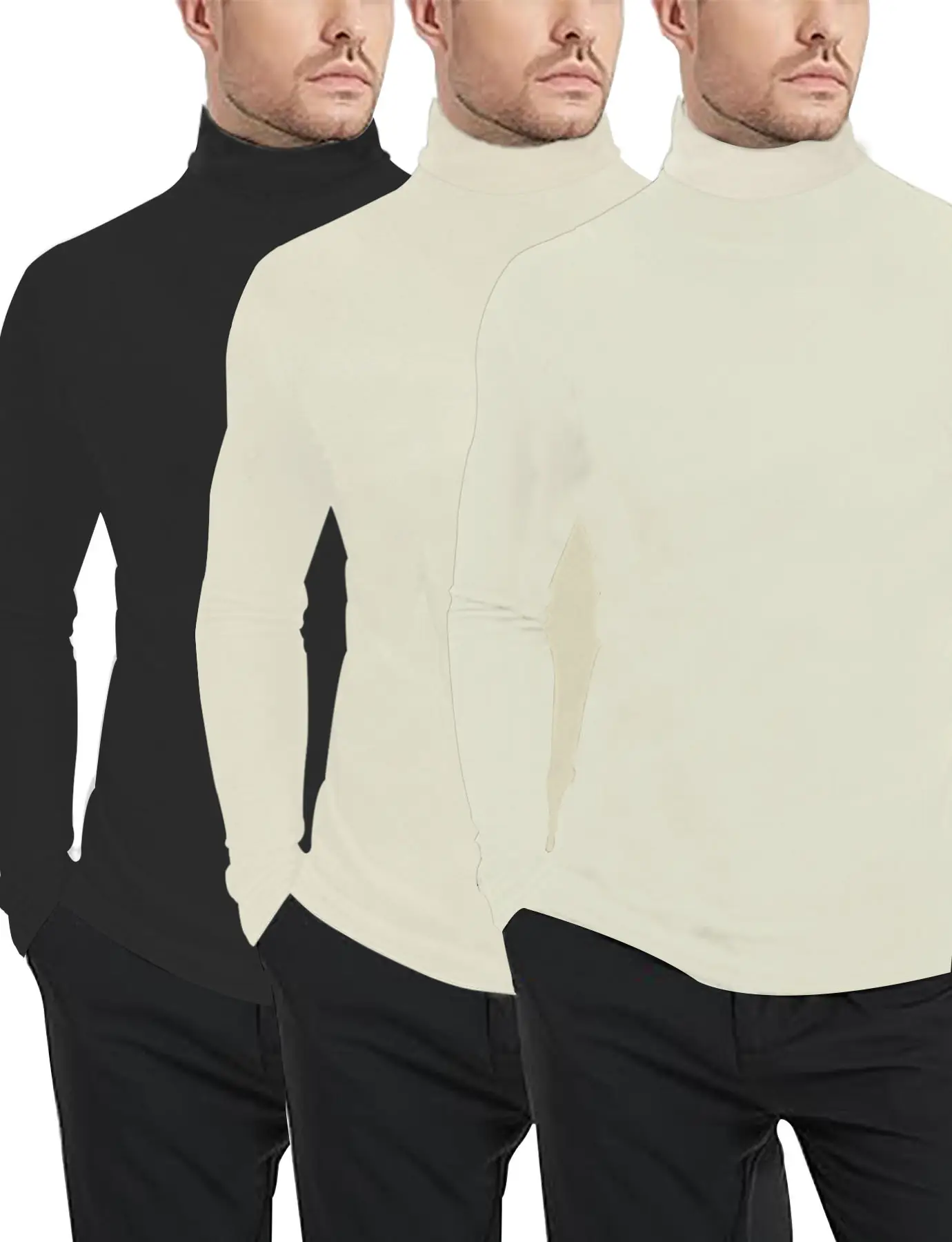 Men's Velvet Knitted Sweater Middle Collar Brown — feature 16