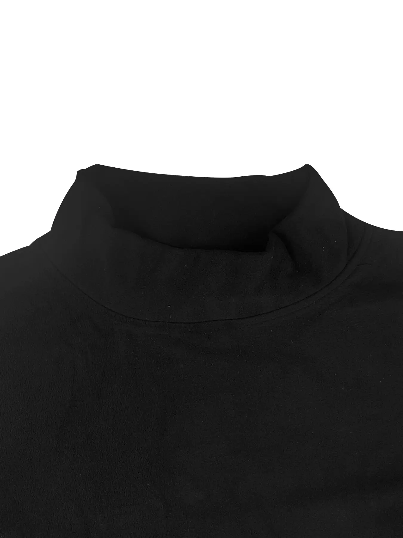 Men's Velvet Knitted Sweater Middle Collar Brown — feature 17
