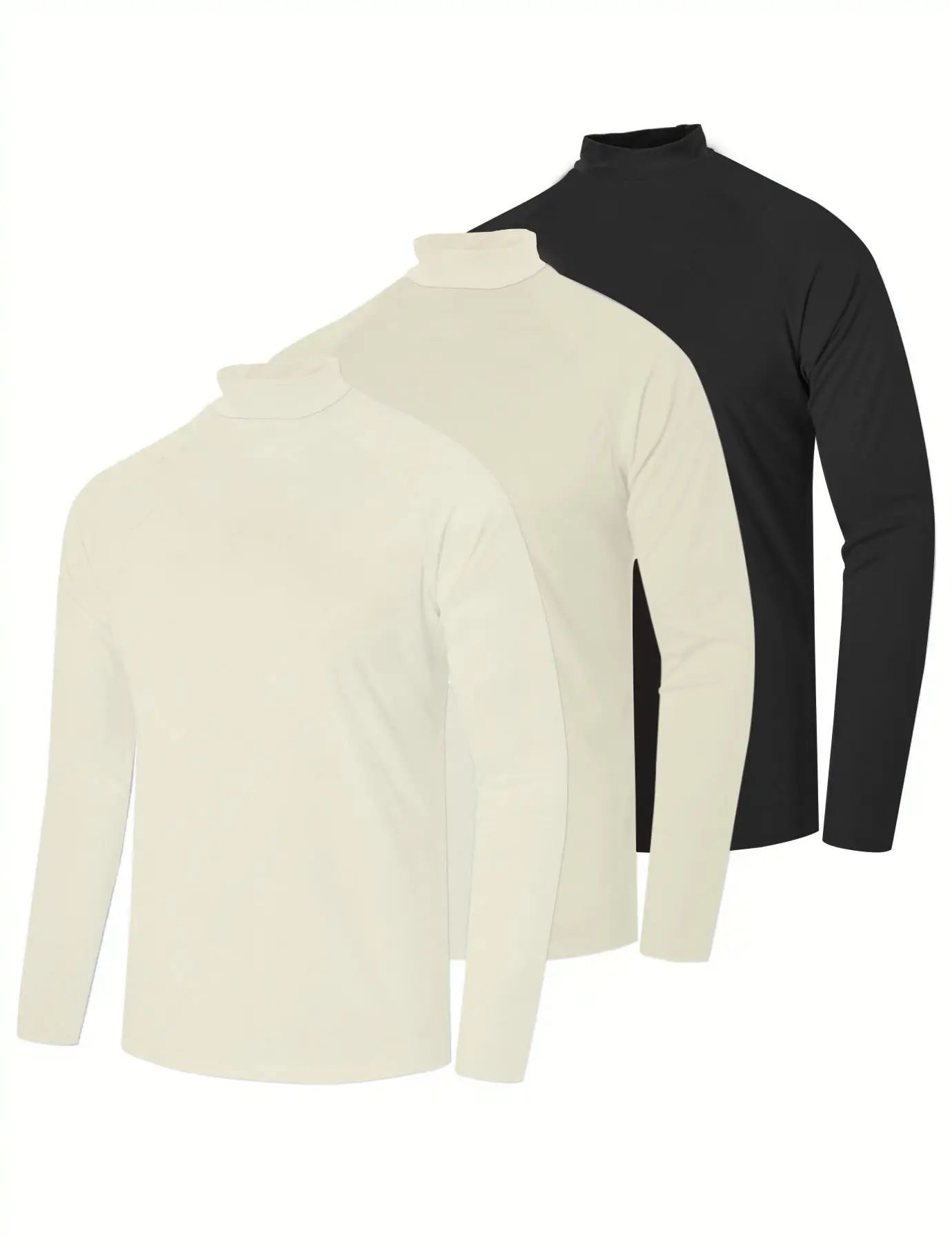 Men's Velvet Knitted Sweater Middle Collar Brown — feature 38