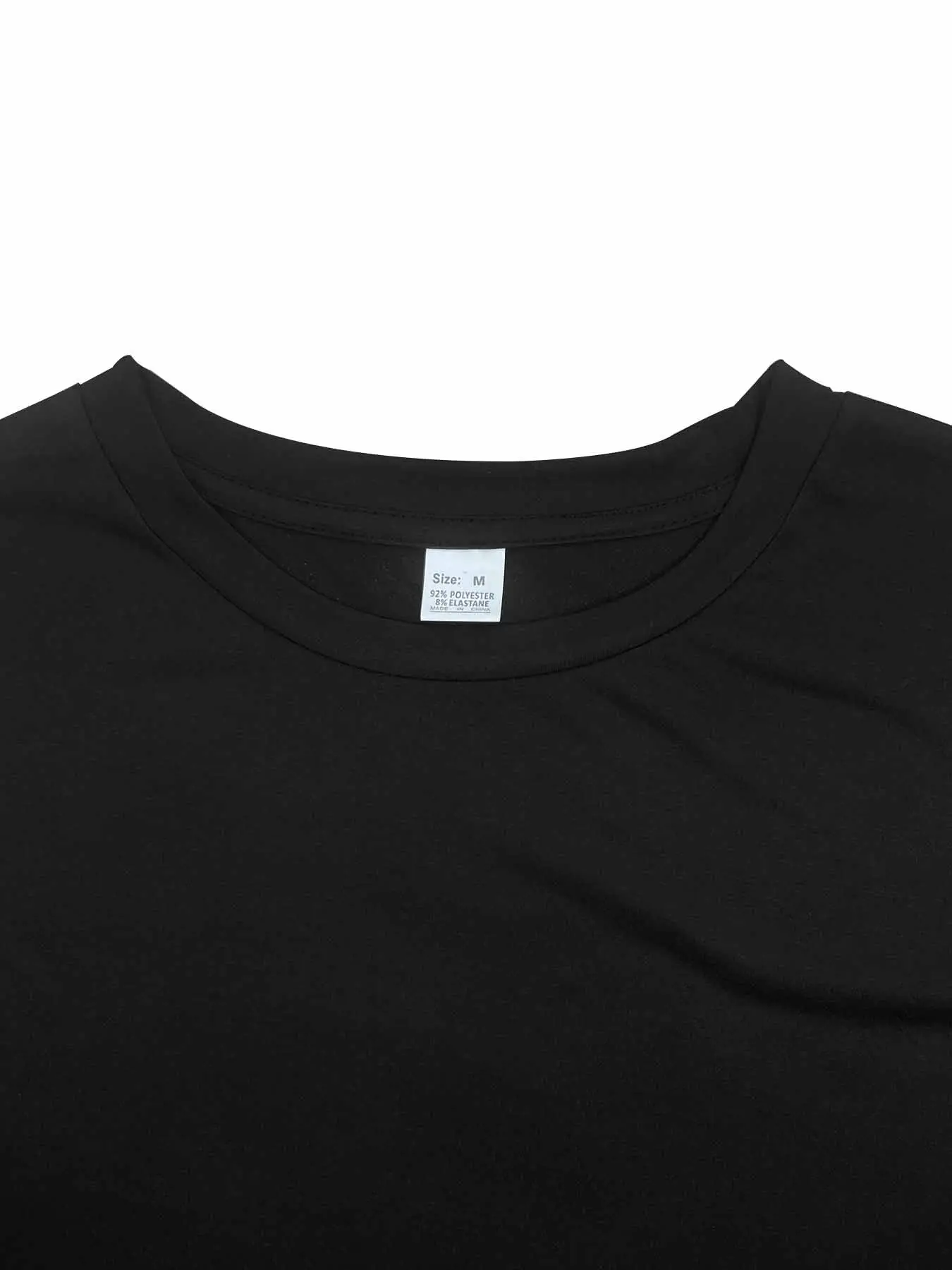 Men White Quick-Drying Crewneck T-Shirt — feature 13