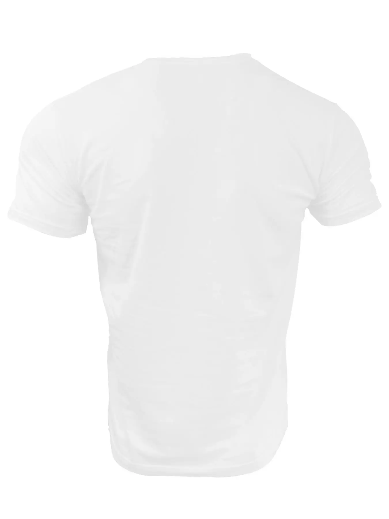 Men White Quick-Drying Crewneck T-Shirt — feature 19