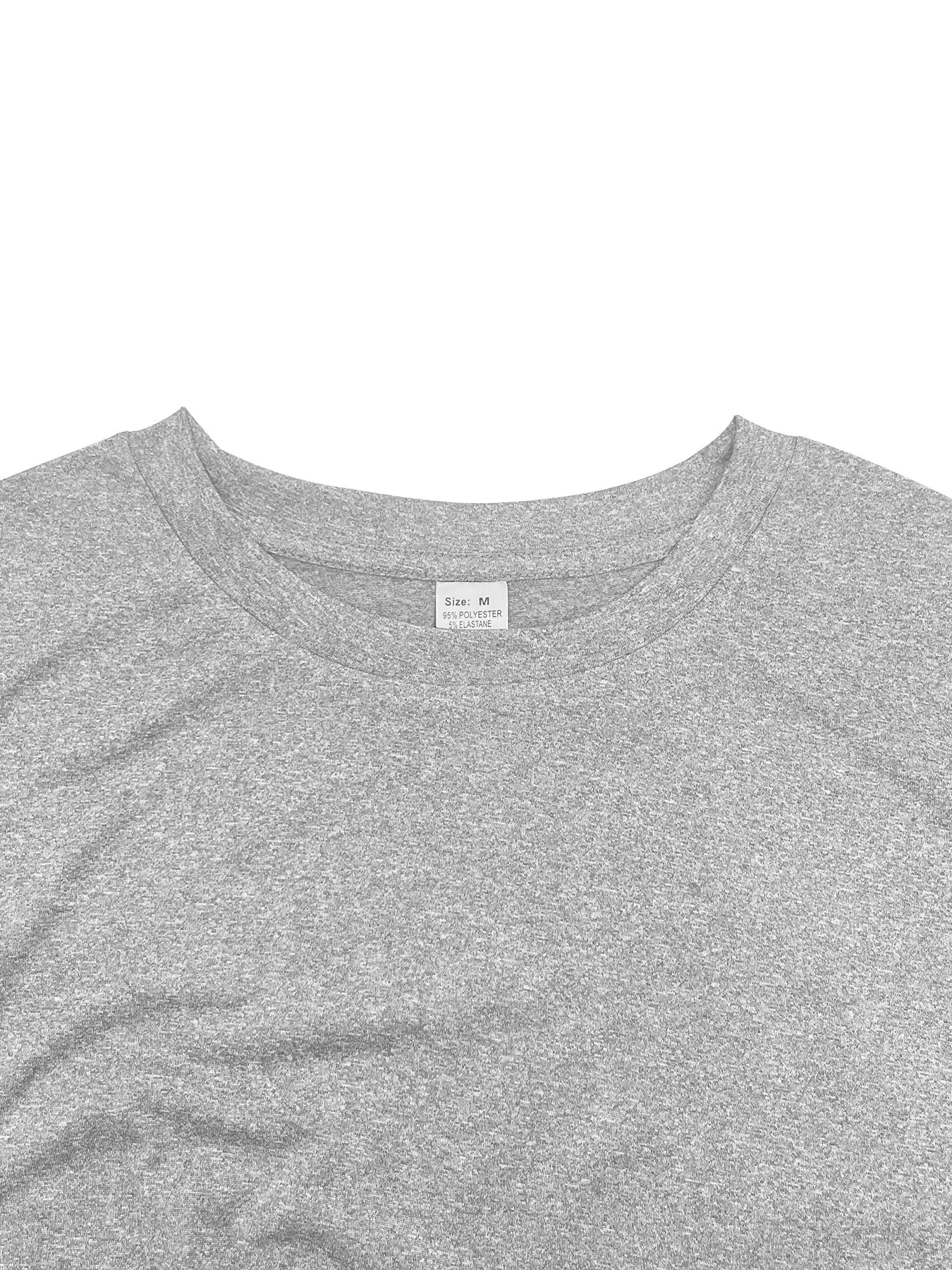 Men White Quick-Drying Crewneck T-Shirt — feature 23