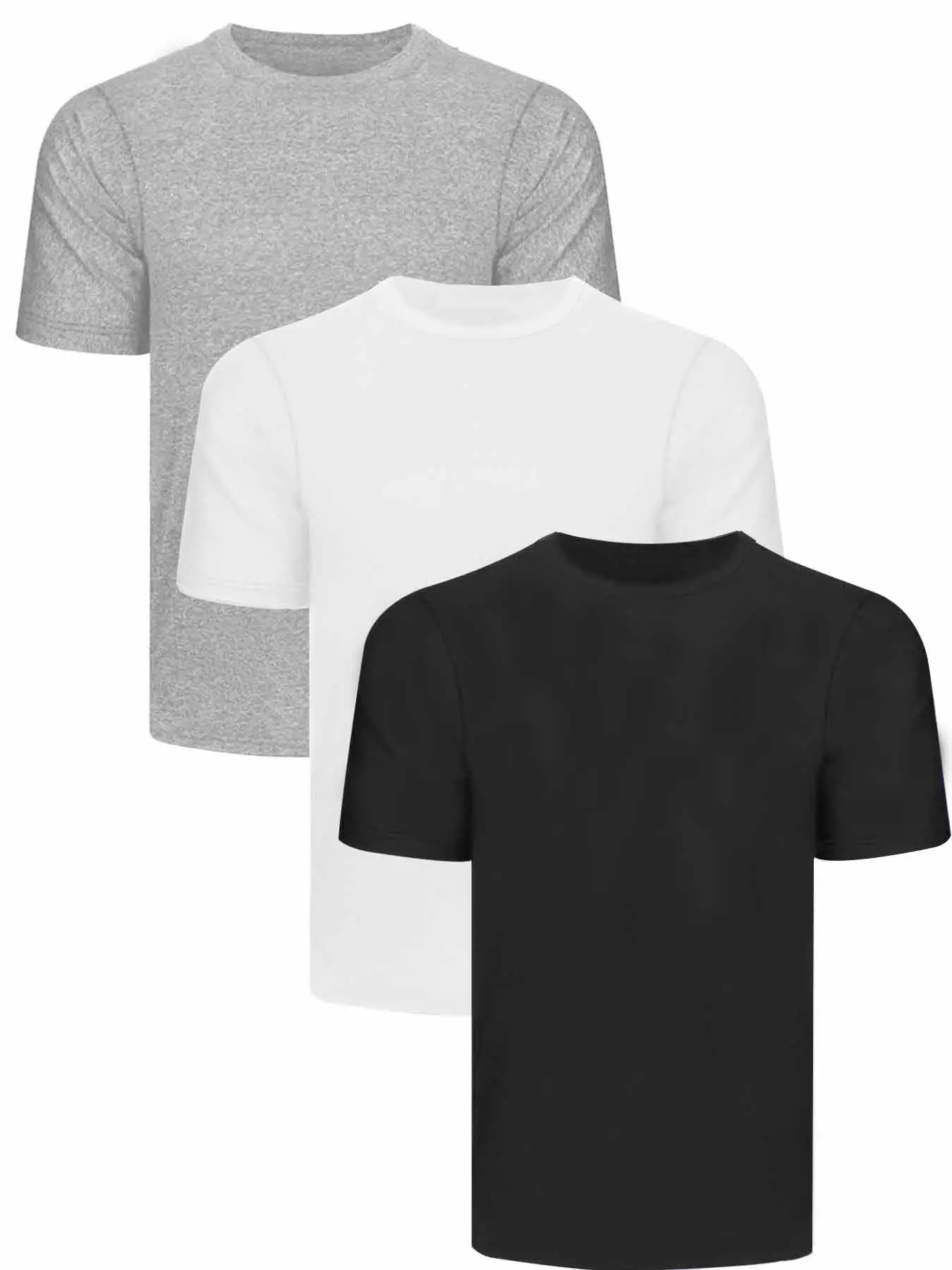 Men White Quick-Drying Crewneck T-Shirt — feature 28