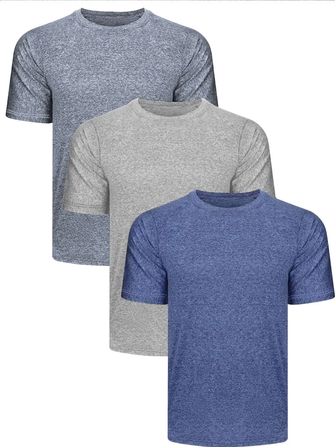 Men White Quick-Drying Crewneck T-Shirt — feature 4