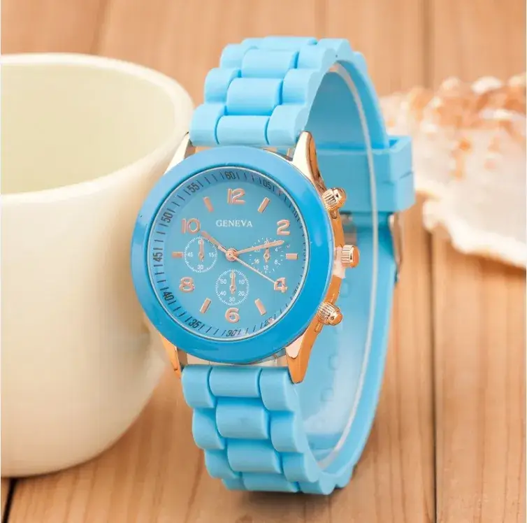 Korean Style Silicone Watch for Girls - Image 7